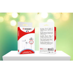 Ecouteur Filaire Aréa Type C Blanc